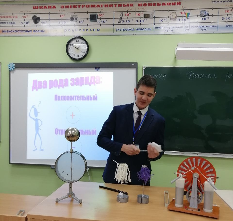 Изображения кабинета физики.